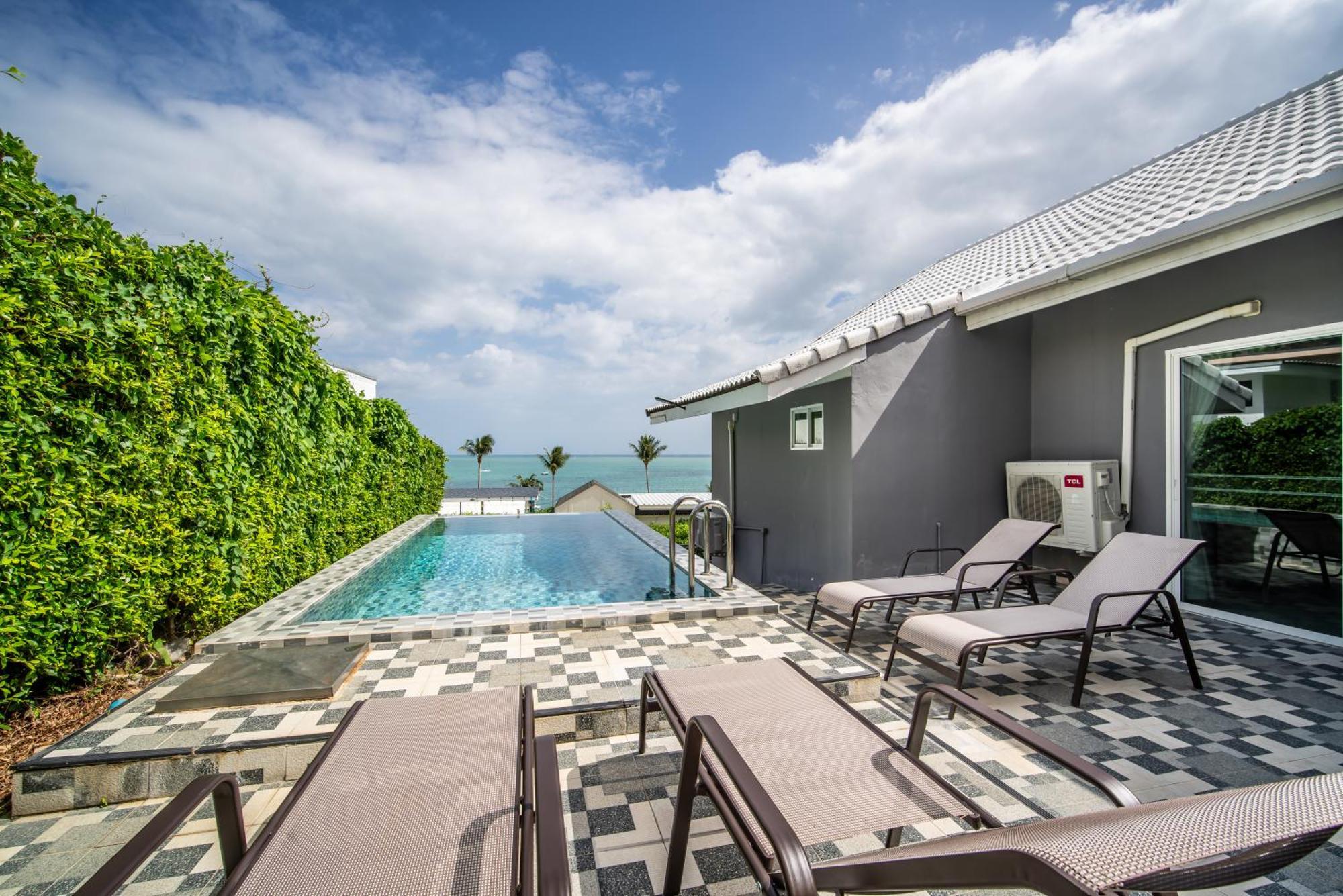 Mona Seaview Pool Villa Beach Front Aoyon Beach Ban Makham Quarto foto