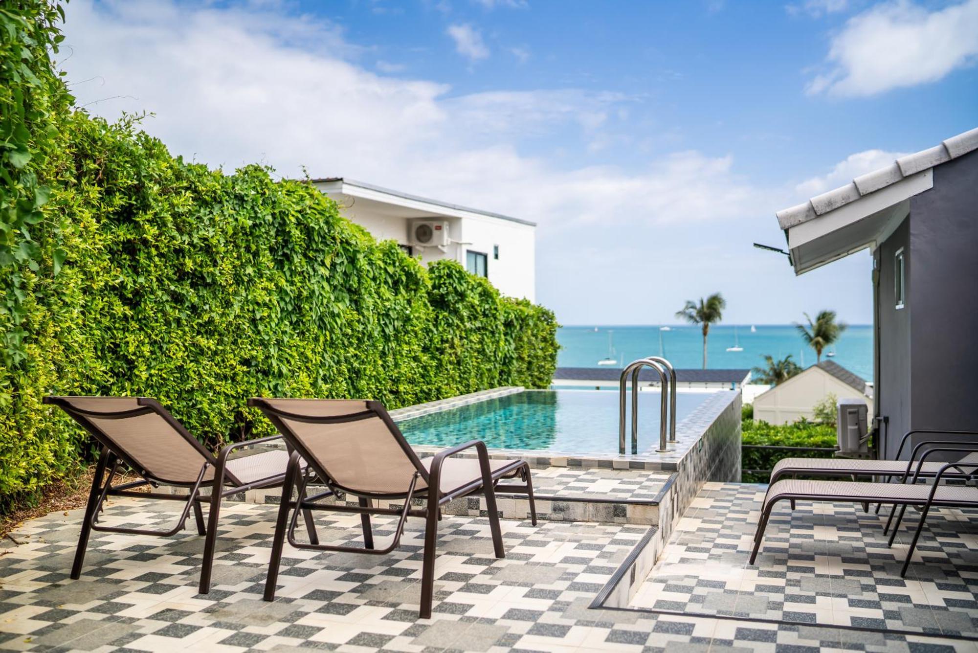 Mona Seaview Pool Villa Beach Front Aoyon Beach Ban Makham Quarto foto
