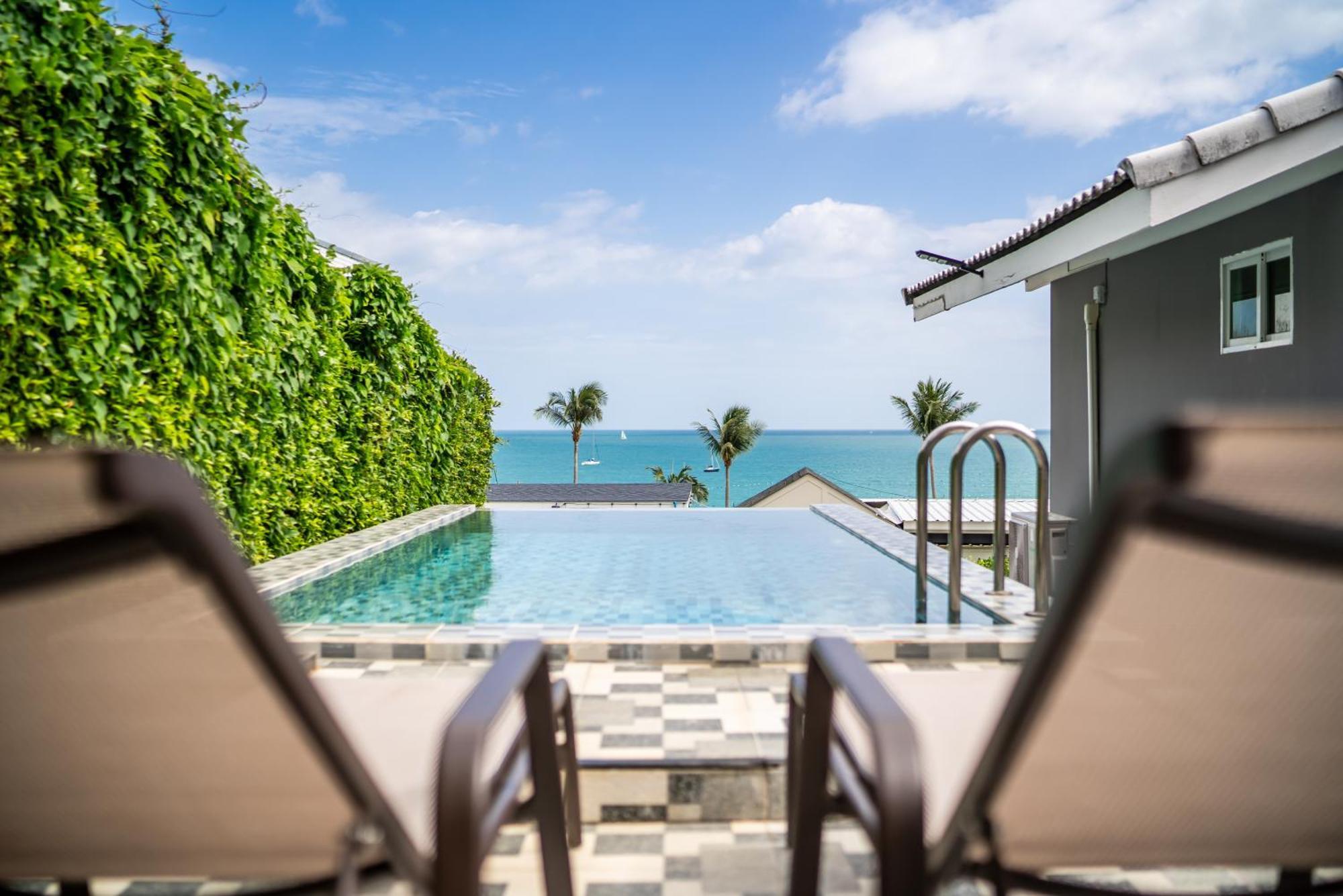 Mona Seaview Pool Villa Beach Front Aoyon Beach Ban Makham Quarto foto