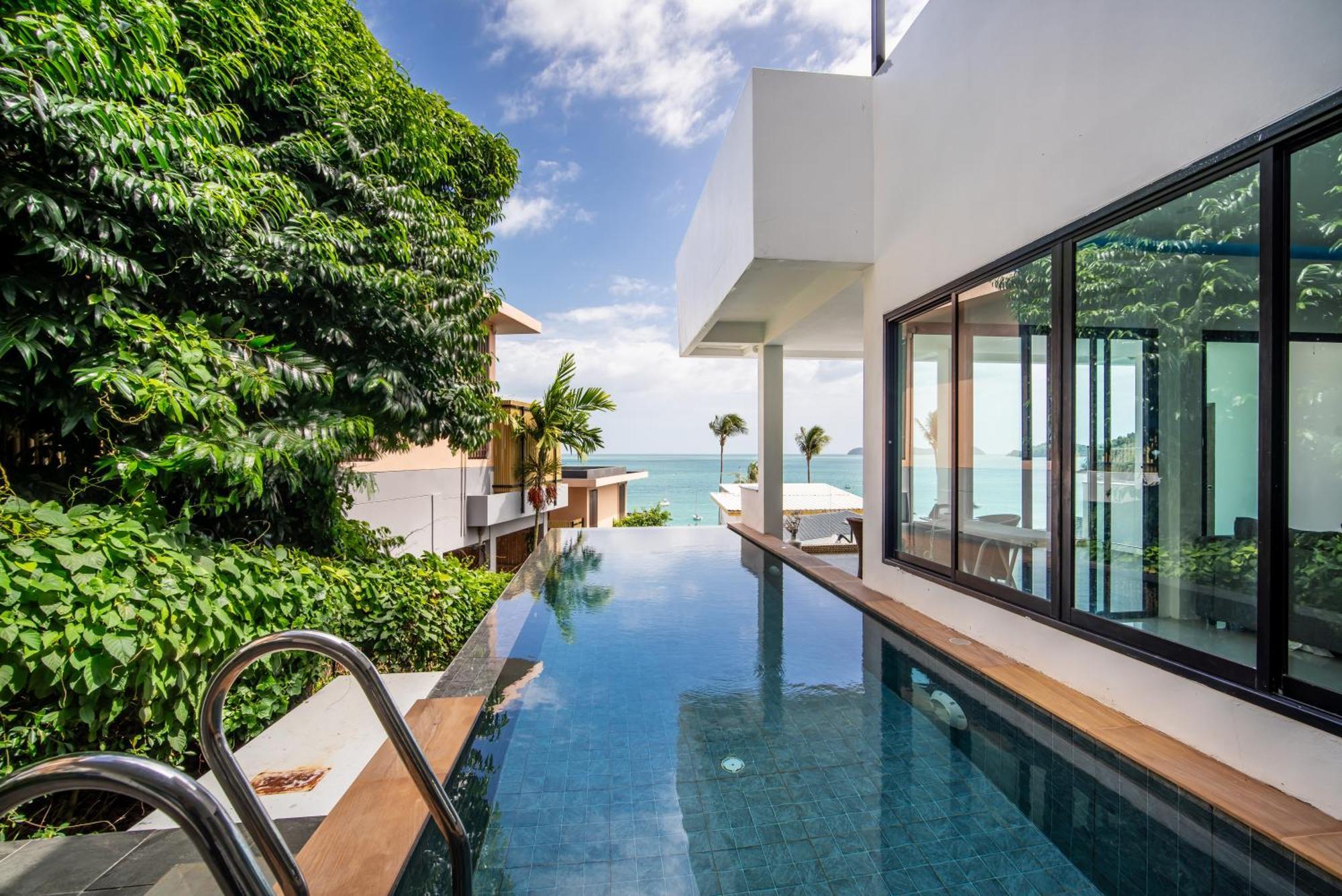 Mona Seaview Pool Villa Beach Front Aoyon Beach Ban Makham Quarto foto