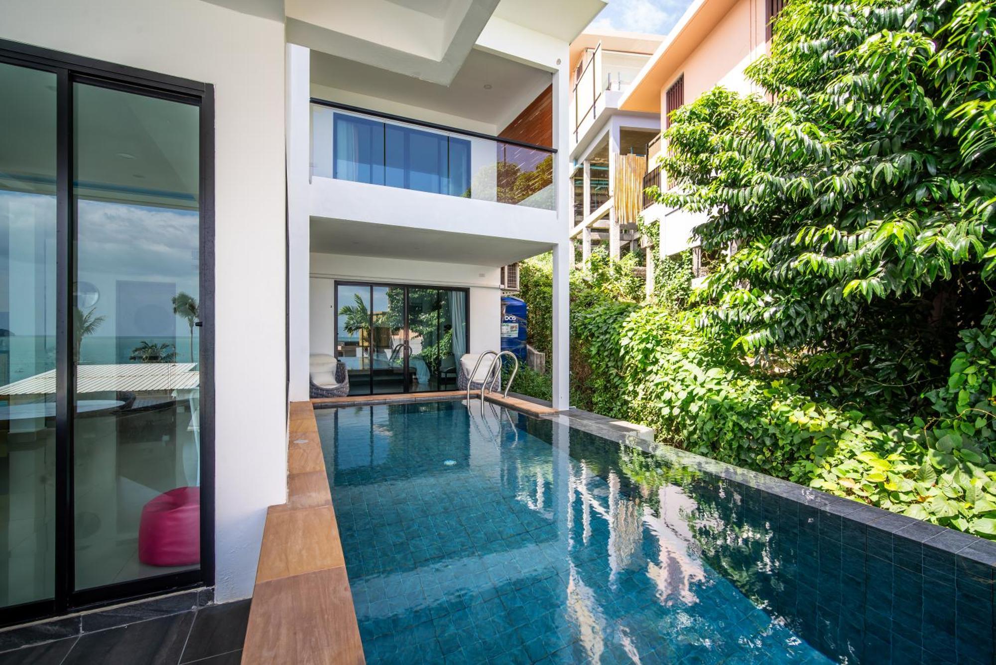 Mona Seaview Pool Villa Beach Front Aoyon Beach Ban Makham Quarto foto